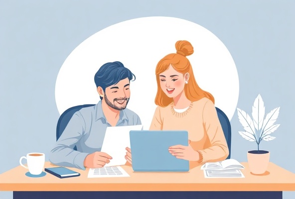 Small business owner reviewing finances with advisor