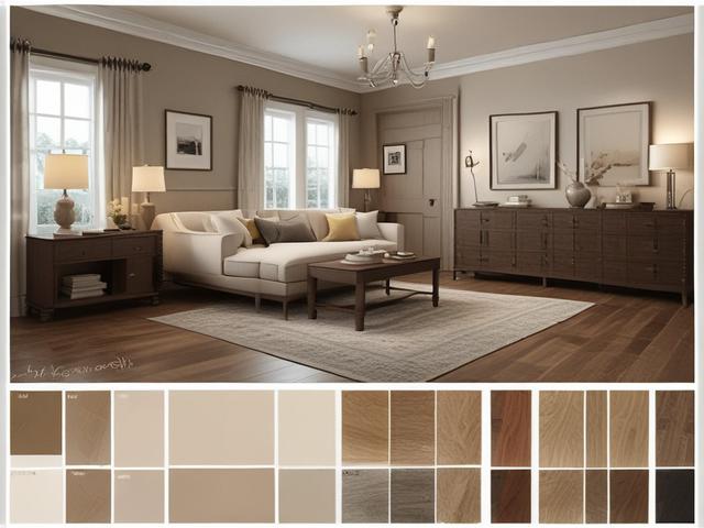 1. Flooring options  
2. Home interior  
3. Sample swatches  
4. Hardwood  
5. Laminate  
6. Vinyl  
7. Carpet  
8. Textures  
9. Color palette  
10. Design styles  
11. Room settings  
12. Consultation  
13. Renovation  
14. Cozy ambiance  
15. Light and airy  
16. Modern décor  
17. Flooring installation  
18. Home improvement  
19. Visual comparison  
20. Style choices