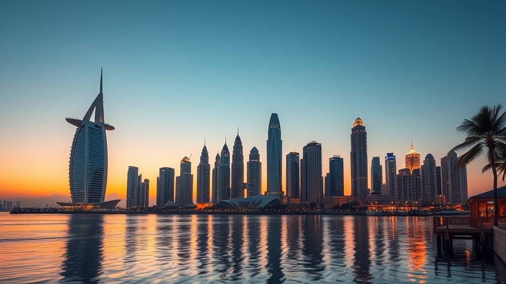 Dubai skyline reflecting luxury and innovation