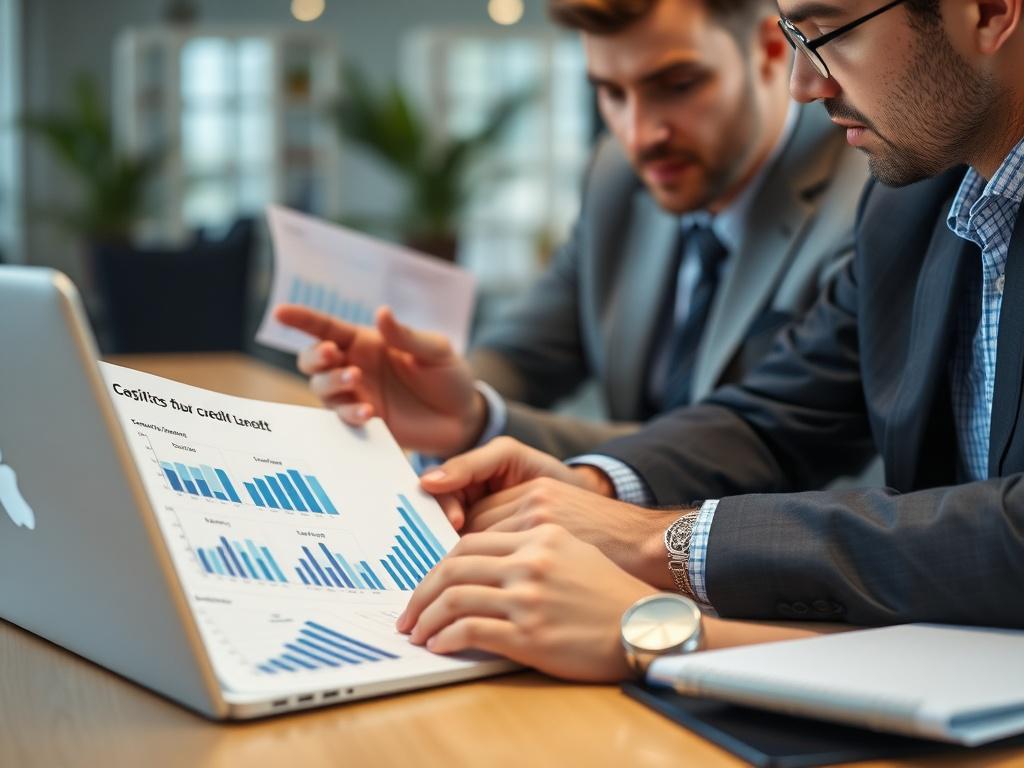 A close up shot of a business owner discussing financial