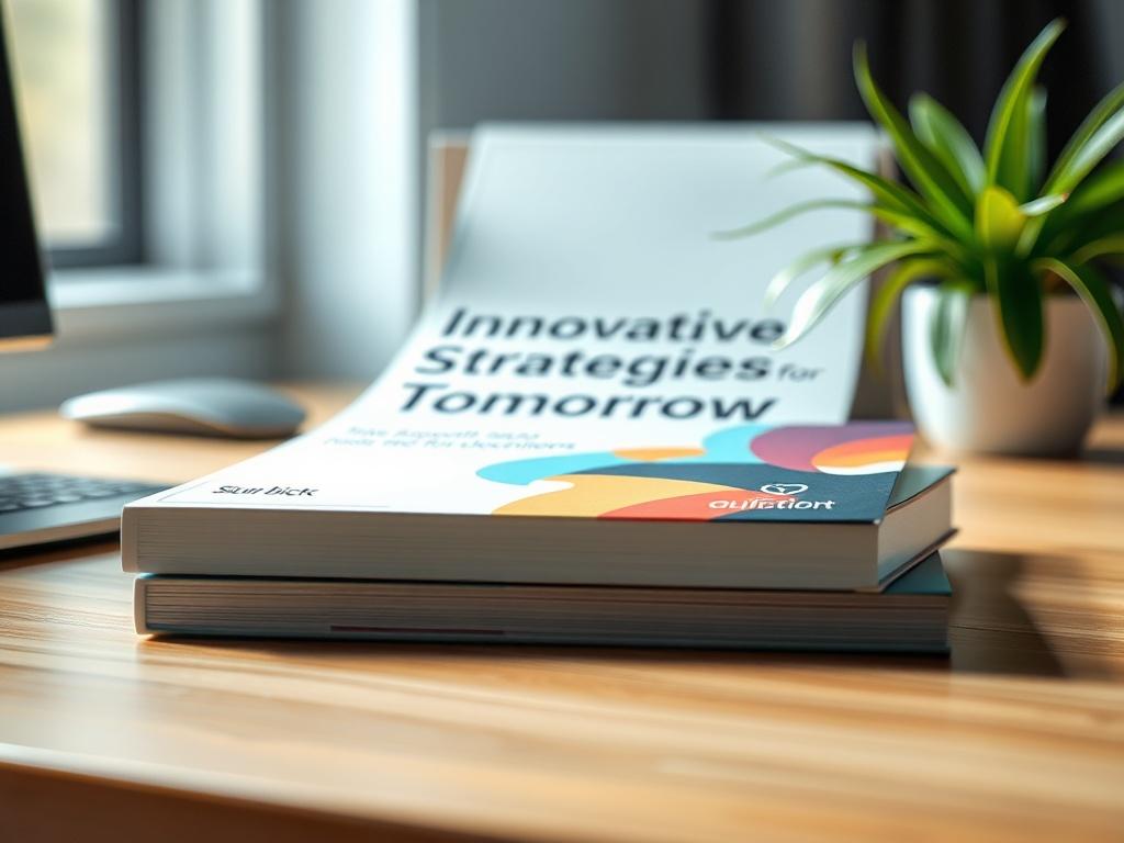 A close up shot of the book cover titled 'Innovative