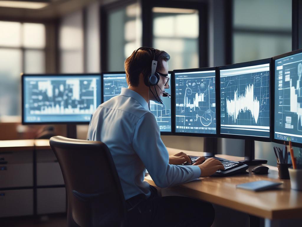 close up of a data scientist working on an MLOps