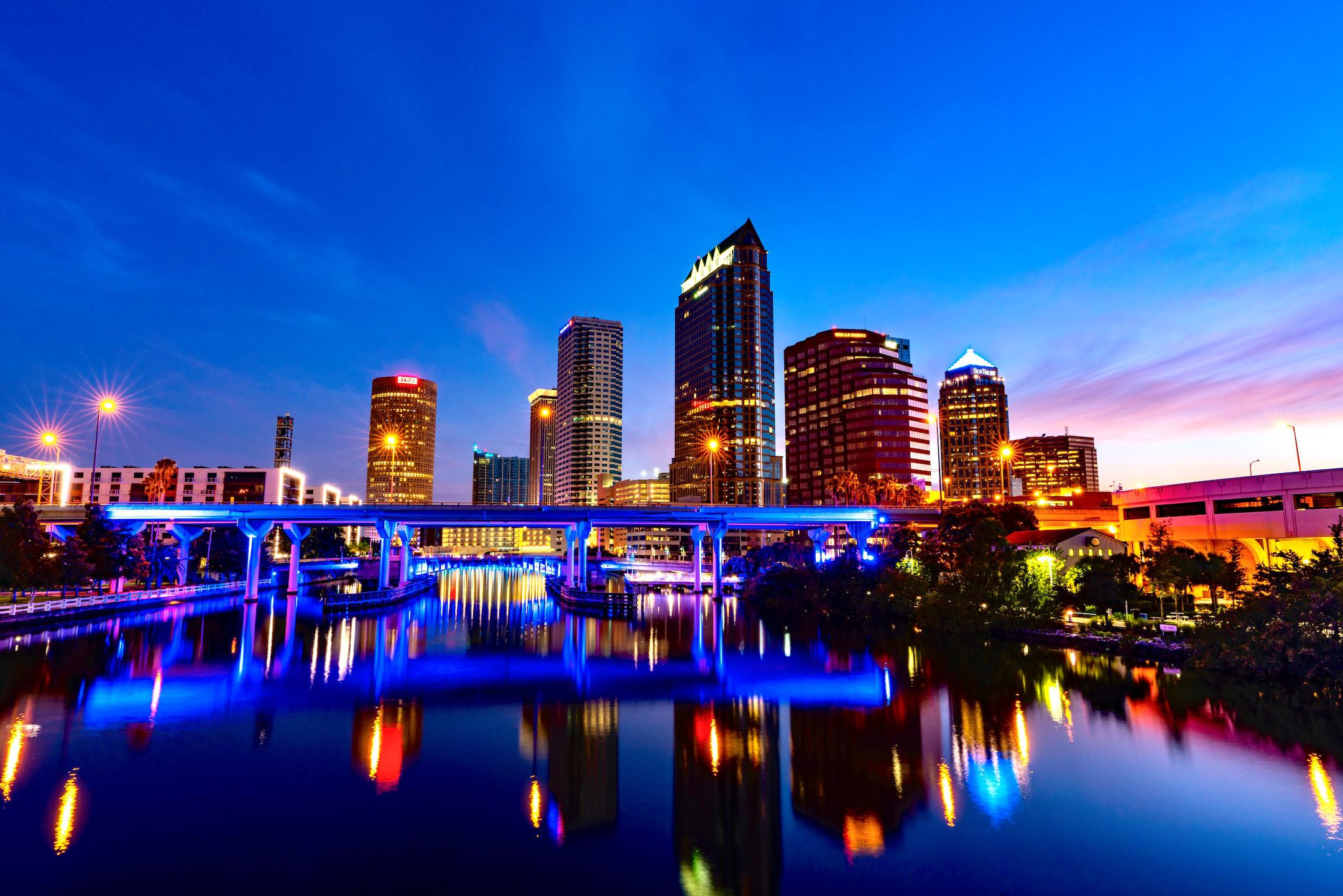 Down Town Tampa Skyline.