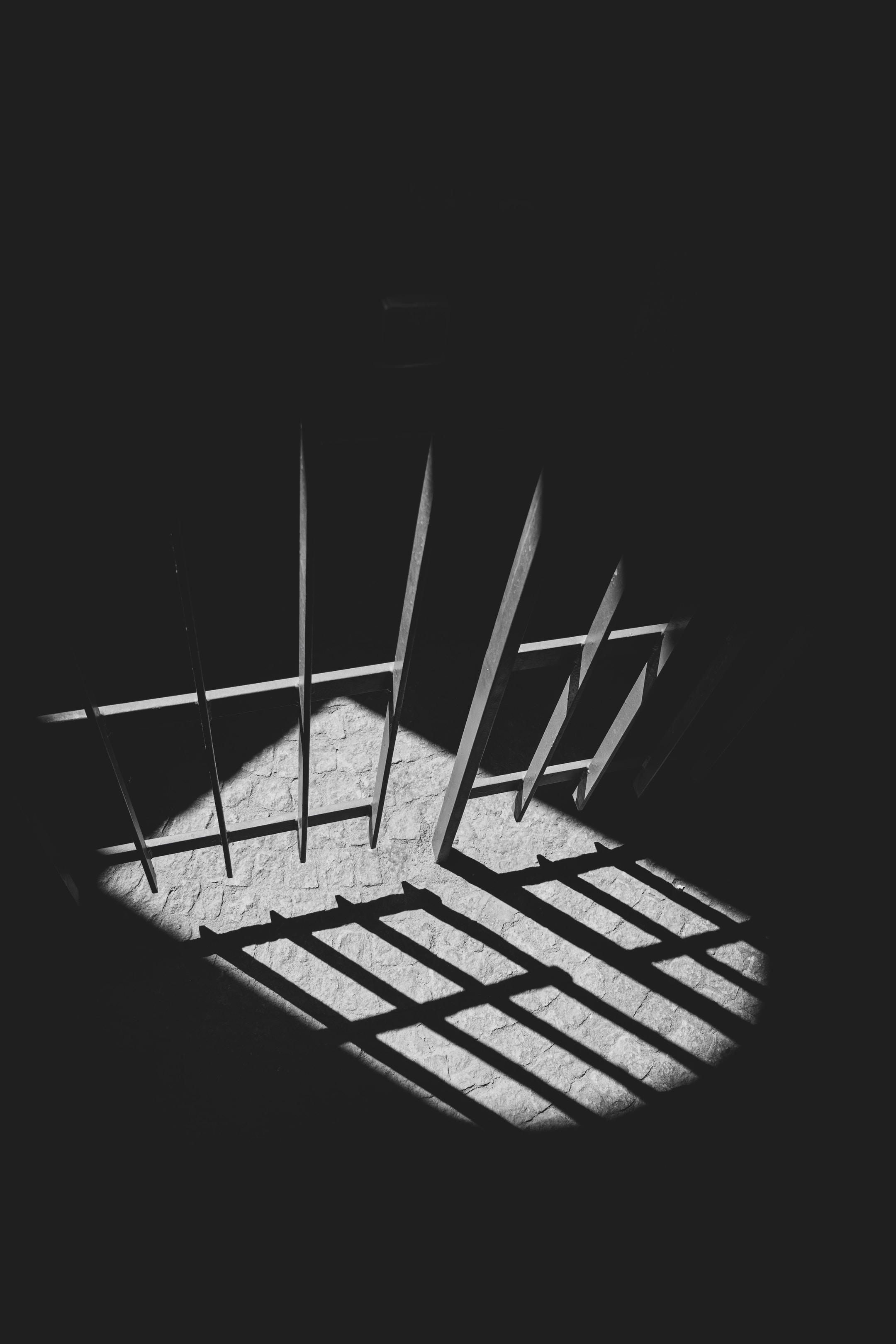 A prison cell.