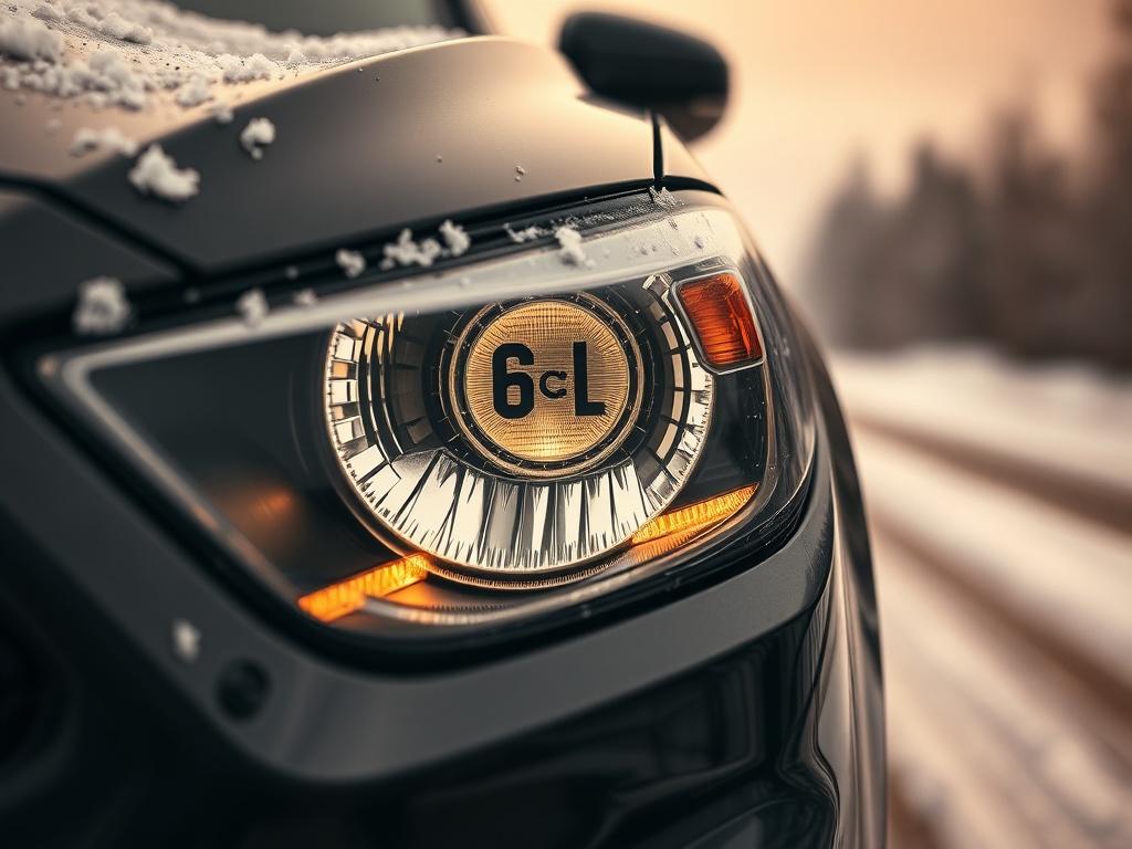 A close up shot of a vehicle headlight with ClearView