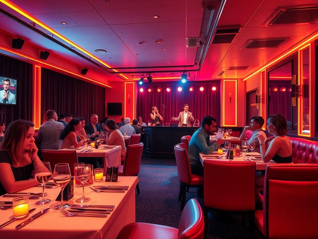 A high resolution image of a VIP area at a