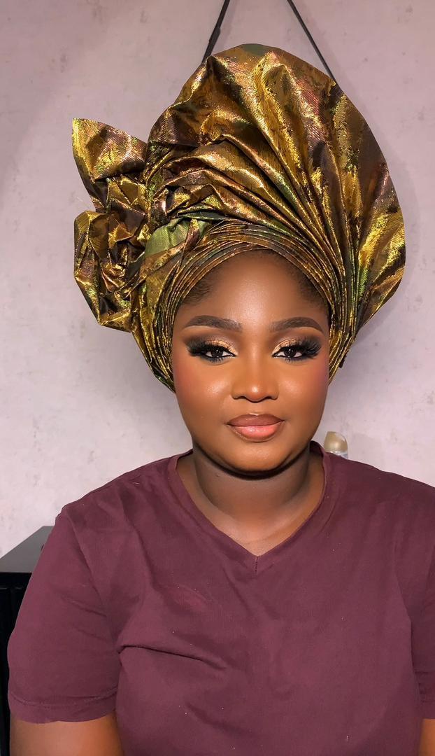 Traditional gele styling