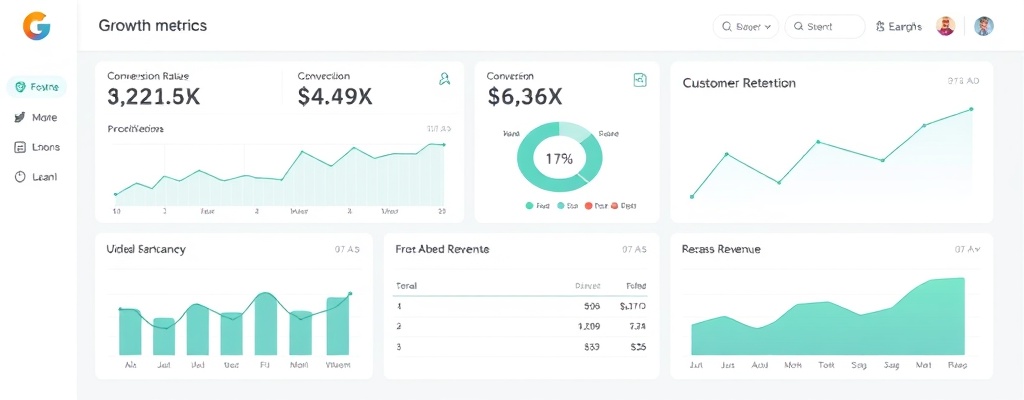 Growth metrics dashboard
