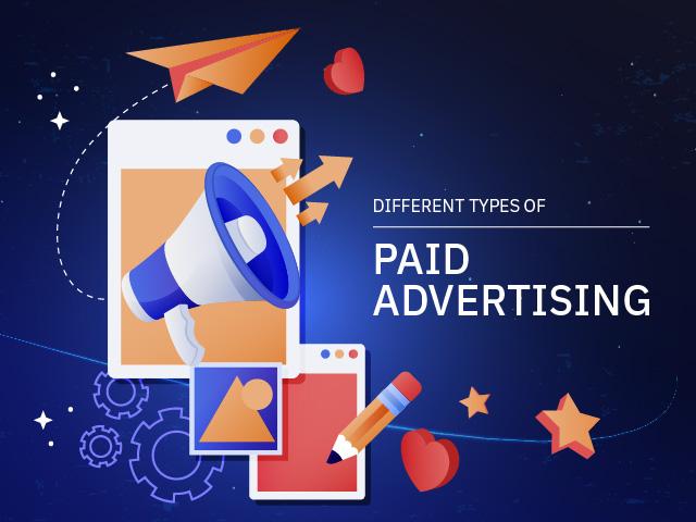 Paid advertising dashboard illustration showing campaign management and platform targeting