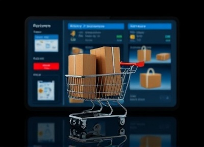 E-commerce online shopping and digital marketplace