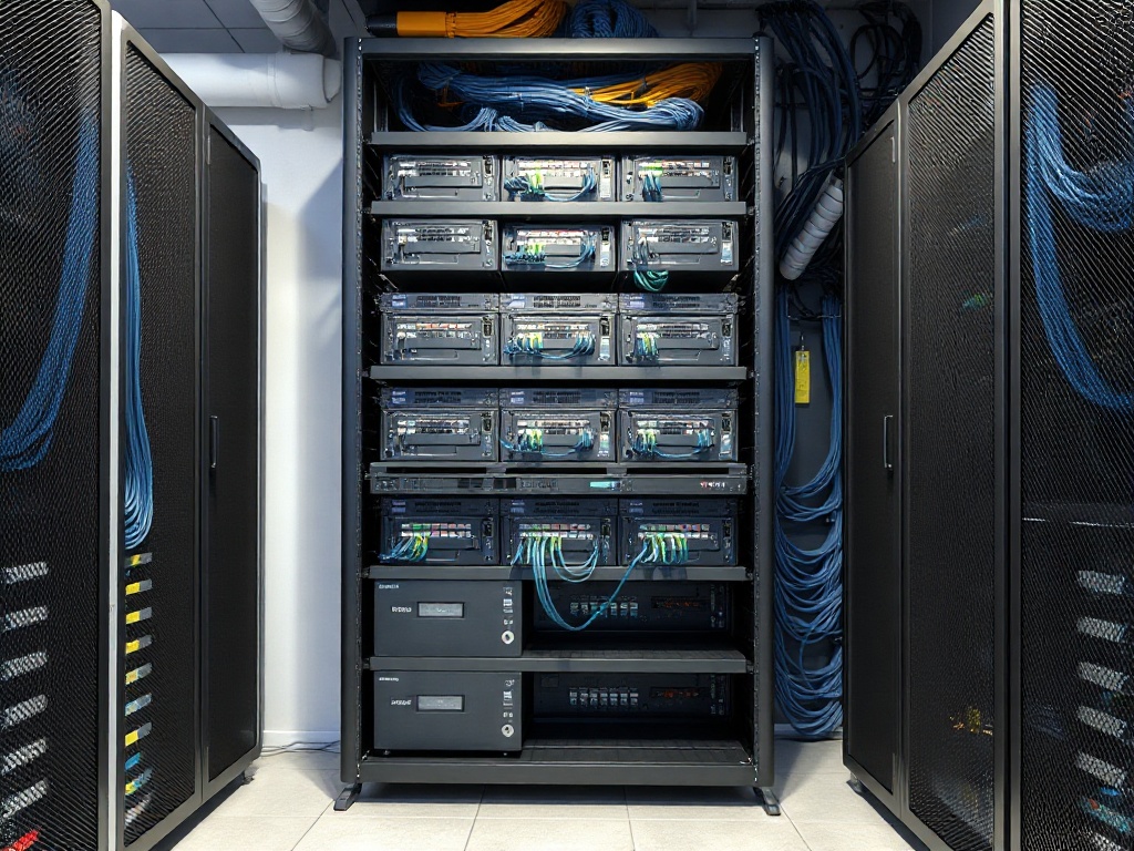 Organized network closet