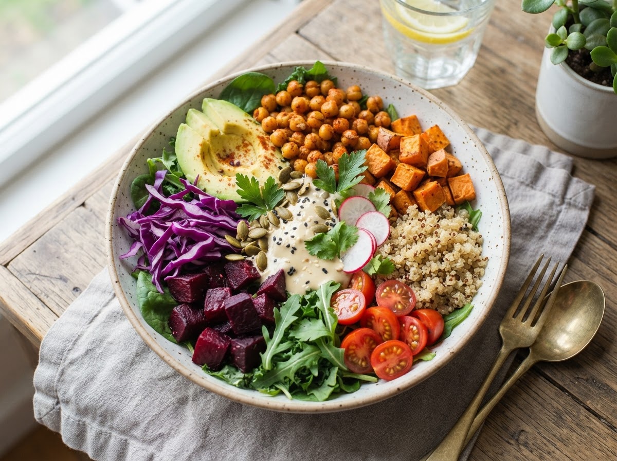 Buddha Bowl with Roasted Chickpeas