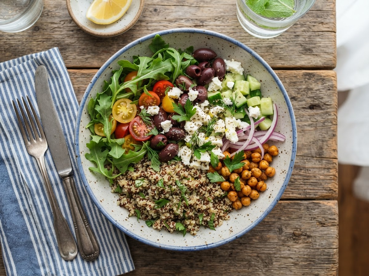 Mediterranean Quinoa Power Bowl