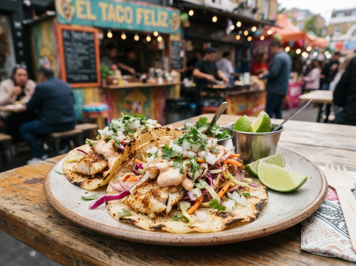 Grilled Fish Tacos with Slaw