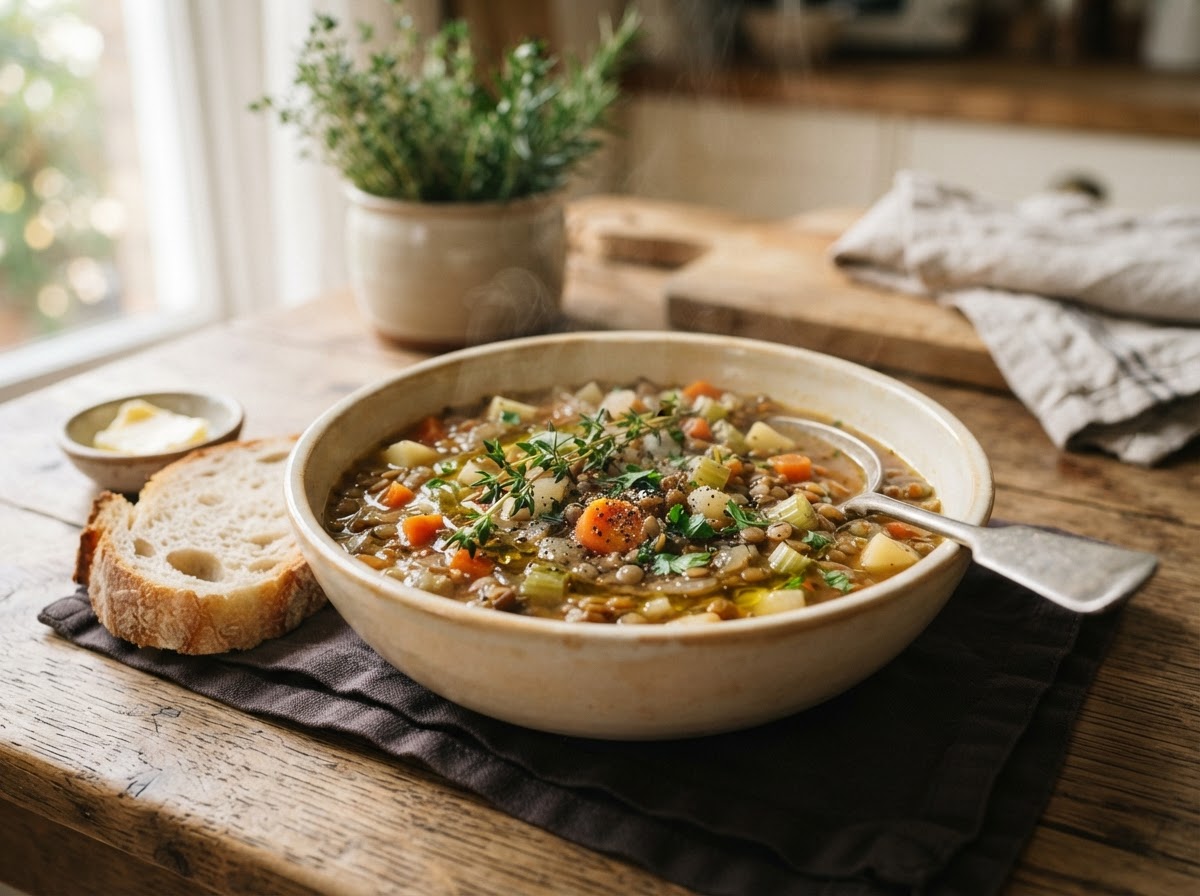 Hearty Lentil and Vegetable Soup
