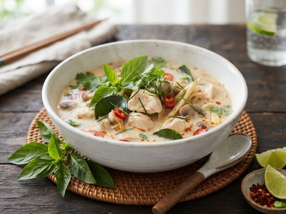 Thai Coconut Chicken Soup