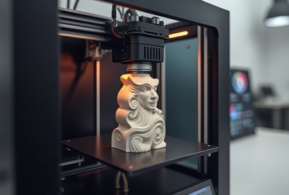3D Printer in action