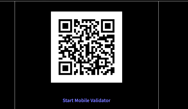 SYNTHOS Mobile Validator QR Code