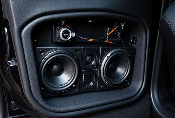 Premium door speaker installation