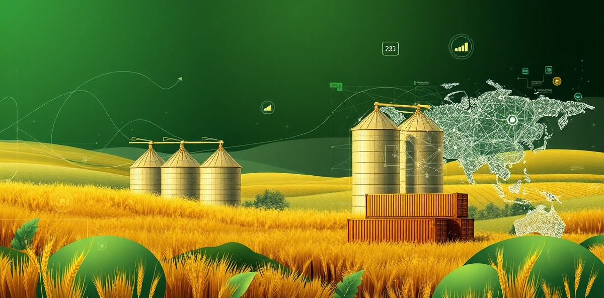 Global agriculture and AI logistics network