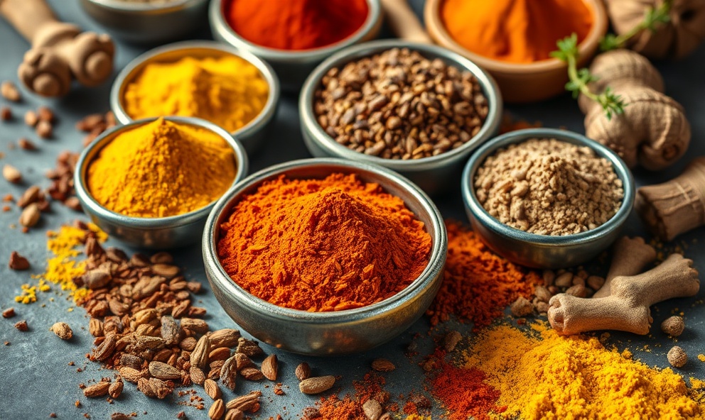 Premium spices and seasonings collection