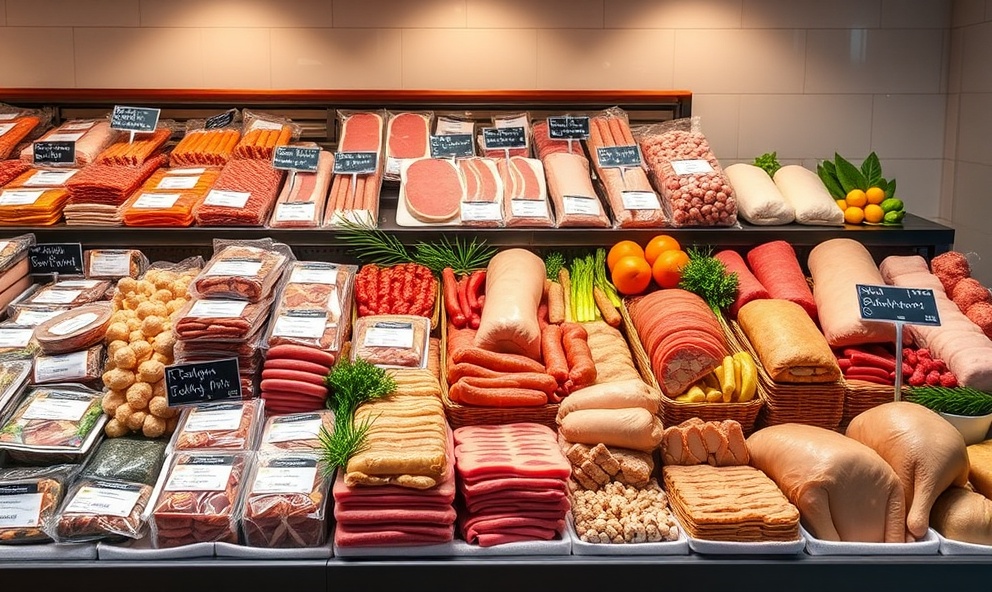 Premium processed meat and poultry products