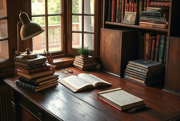E. L. Marsh's writing studio