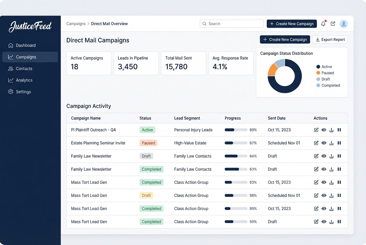 Campaign Management Interface