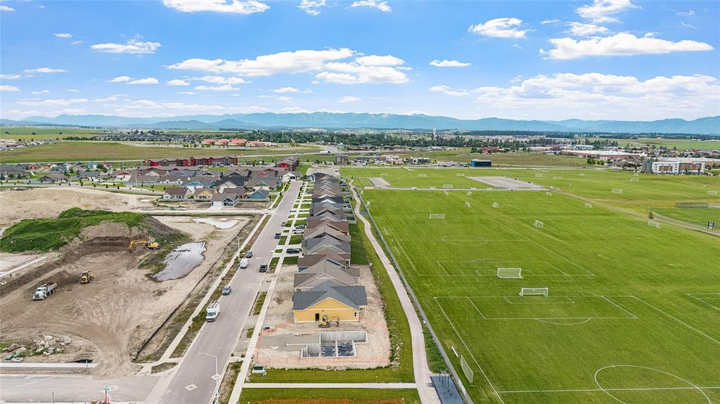 Aerial view of Bloomstone development