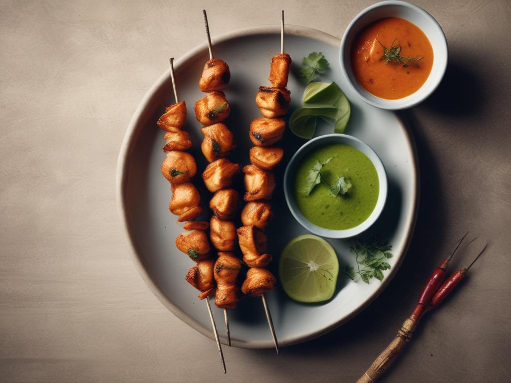 Chicken Tikka Skewers, Indian cuisine, grilling recipes