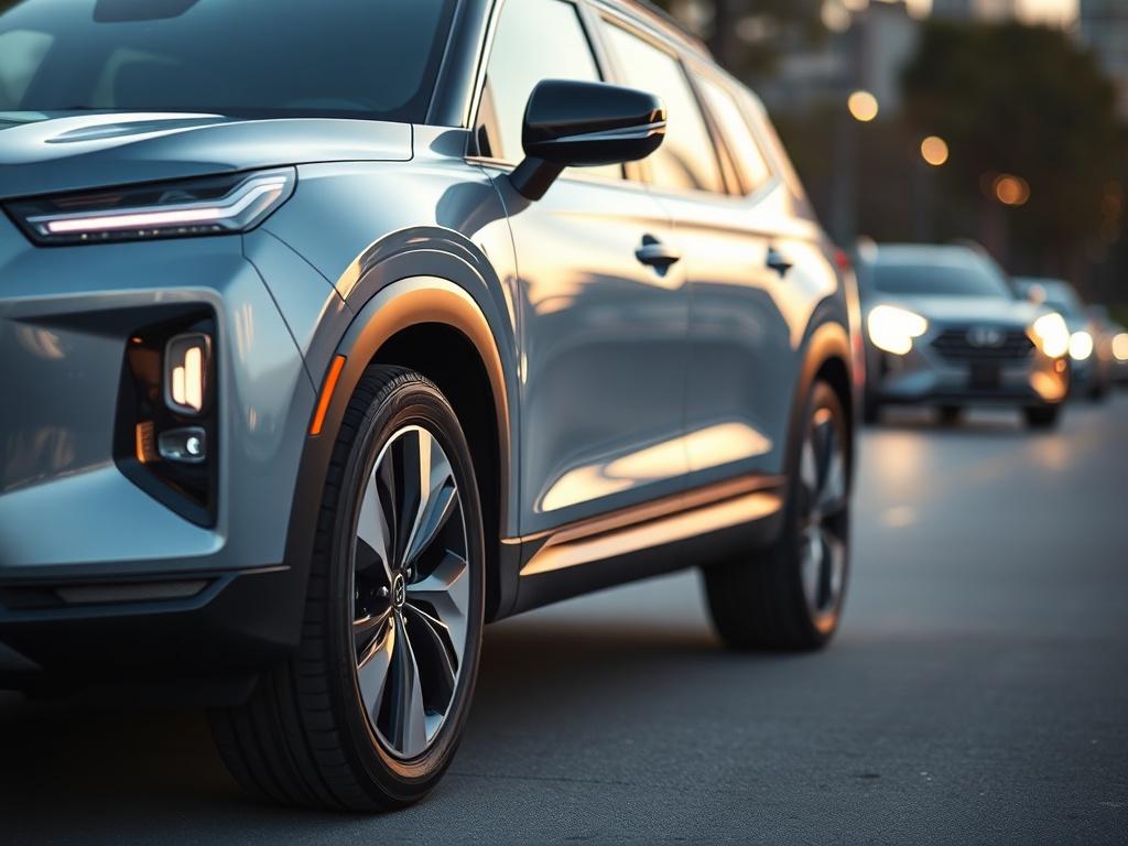 A close up shot of a Hyundai Palisade XRT Pro