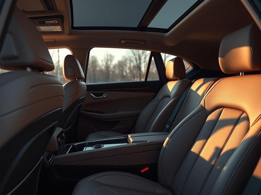 An elegant interior shot of the Hyundai Palisade XRT Pro