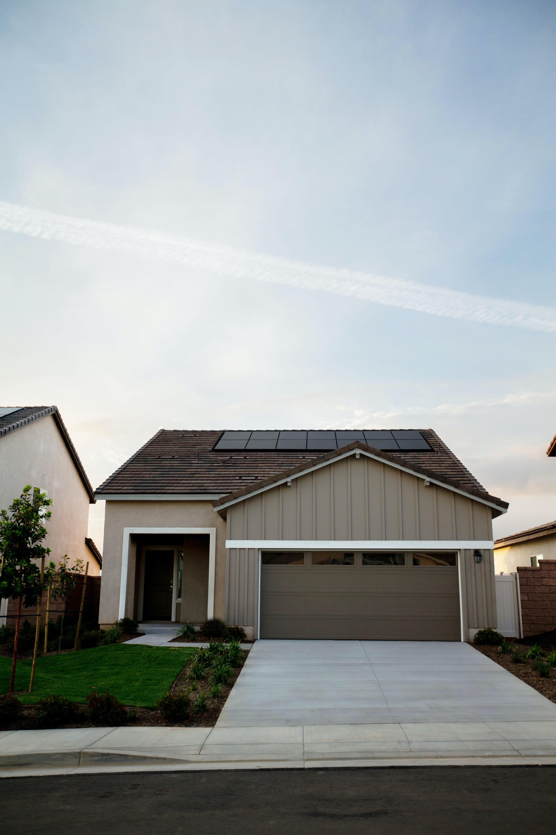 House using clean power in Maryland.