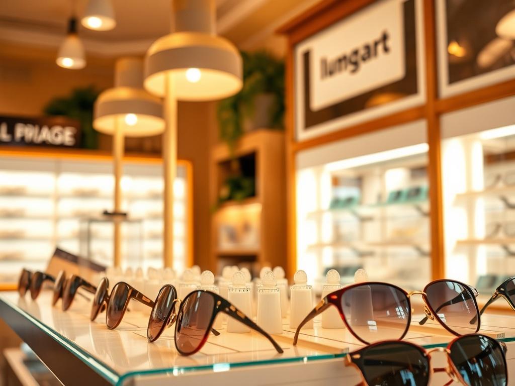 A high resolution of a display showcasing various contact lenses