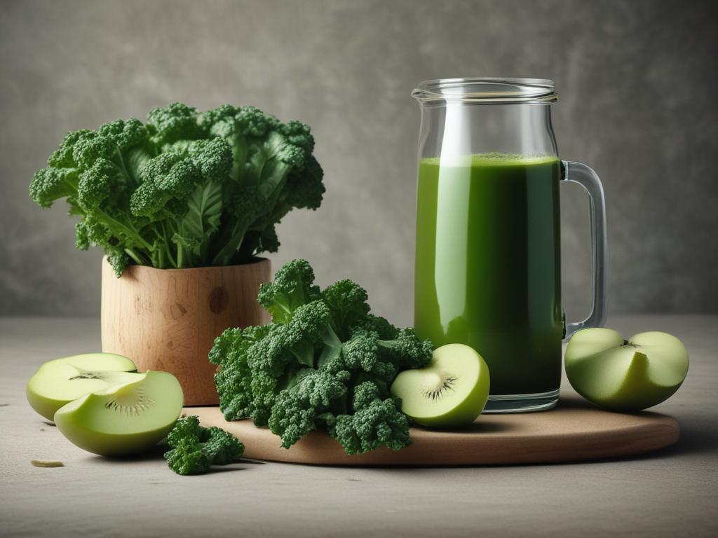 green juice, kale, spinach, apples, healthy drink