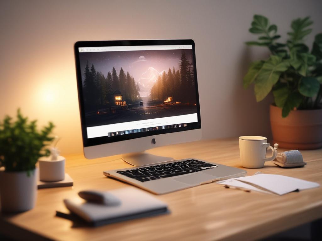 a focused individual watching a video lecture on a laptop,