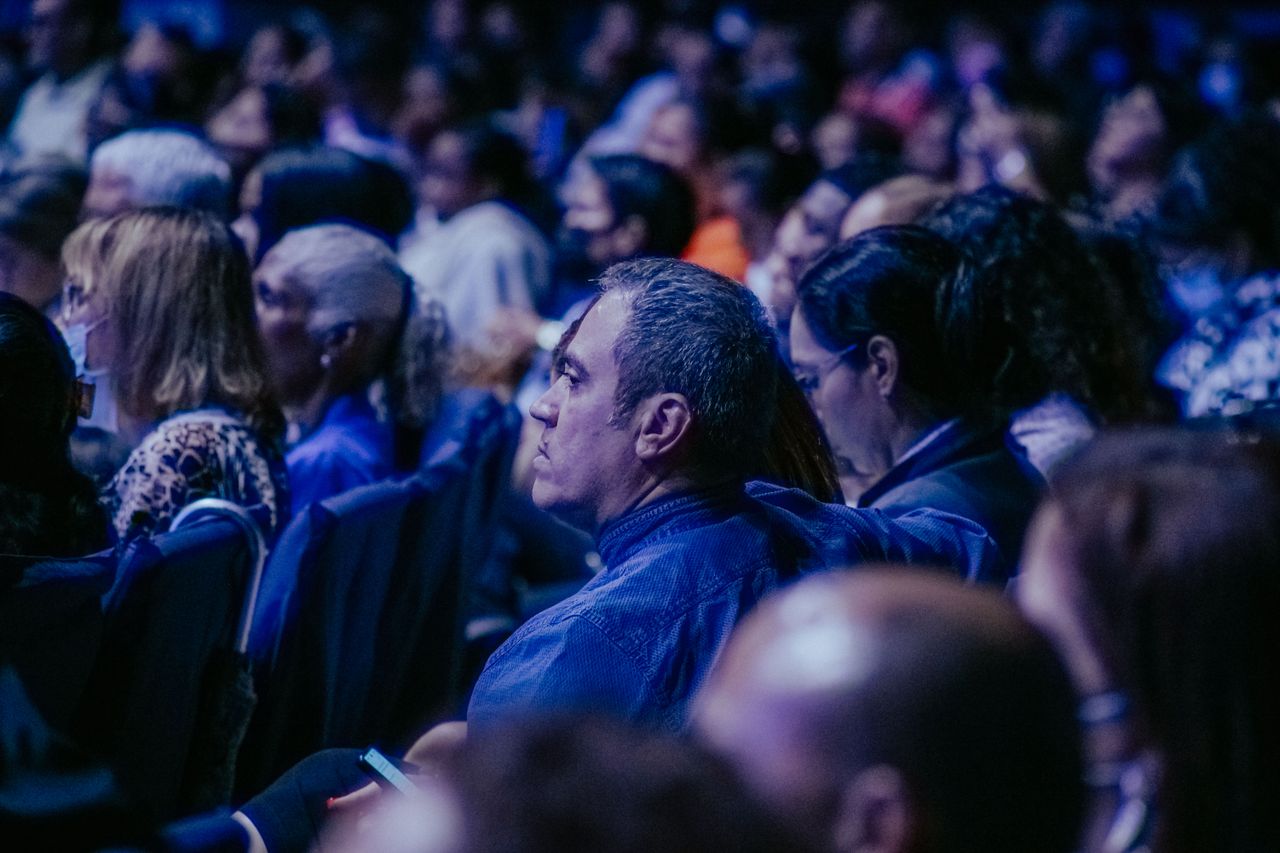500 attendees, one moment of silence before the closing keynote