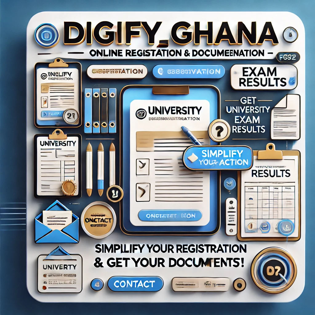 dall·e 2025-03-20 02.24.14 - a modern and professional digital advertisement for online registration and documentation services, branded for 'digify_ghana'. the design should incl.webp