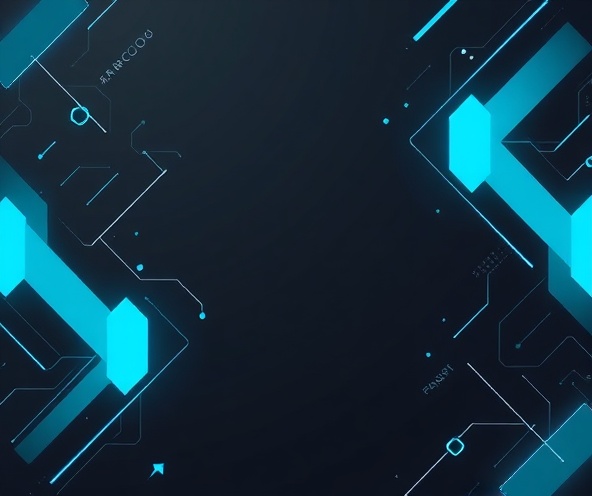 Abstract high-tech geometric pattern