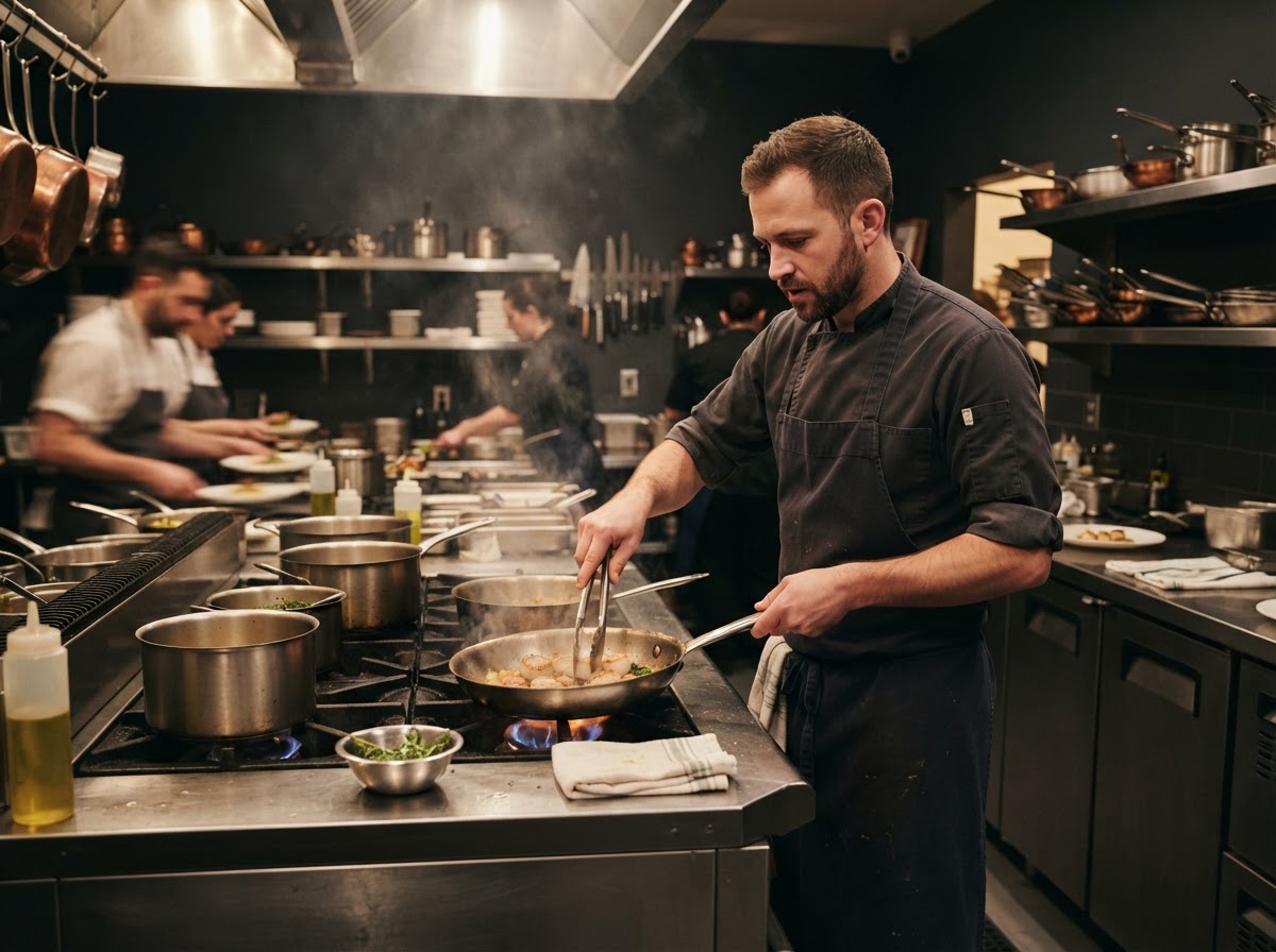 Food service spaces commercial kitchen
