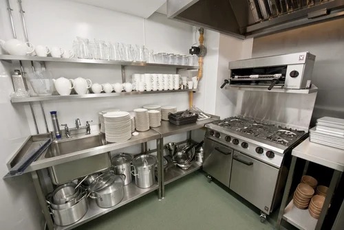 Stainless steel kitchen equipment supplied by COOKTECH Kitchen Industries in Delhi