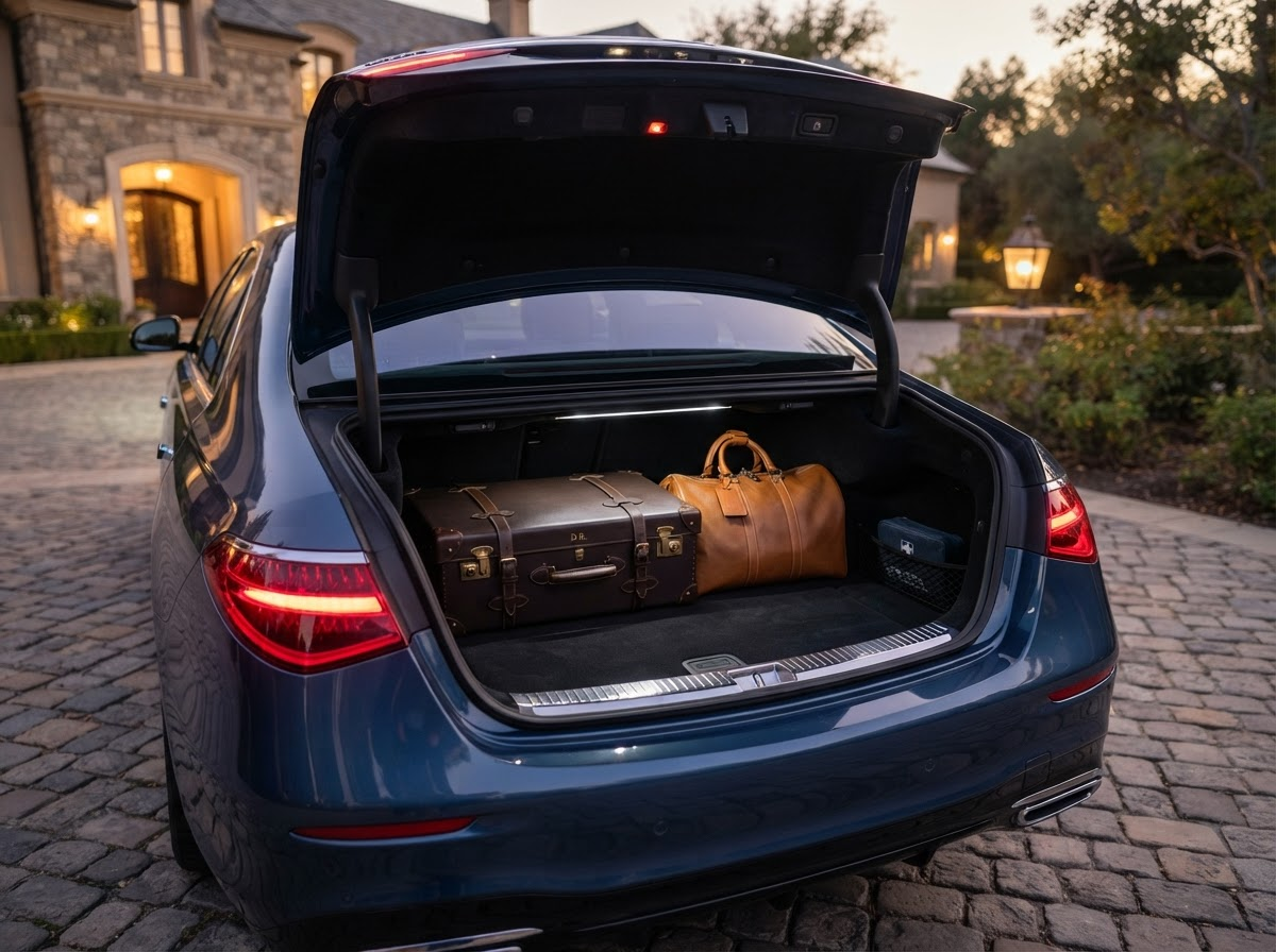 2023 BMW 530i M Sport — trunk space