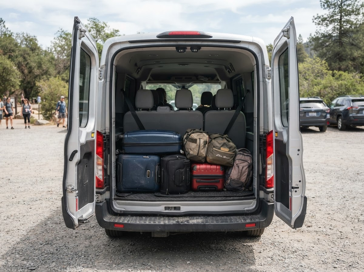 2023 Cadillac Escalade Premium Luxury — trunk space
