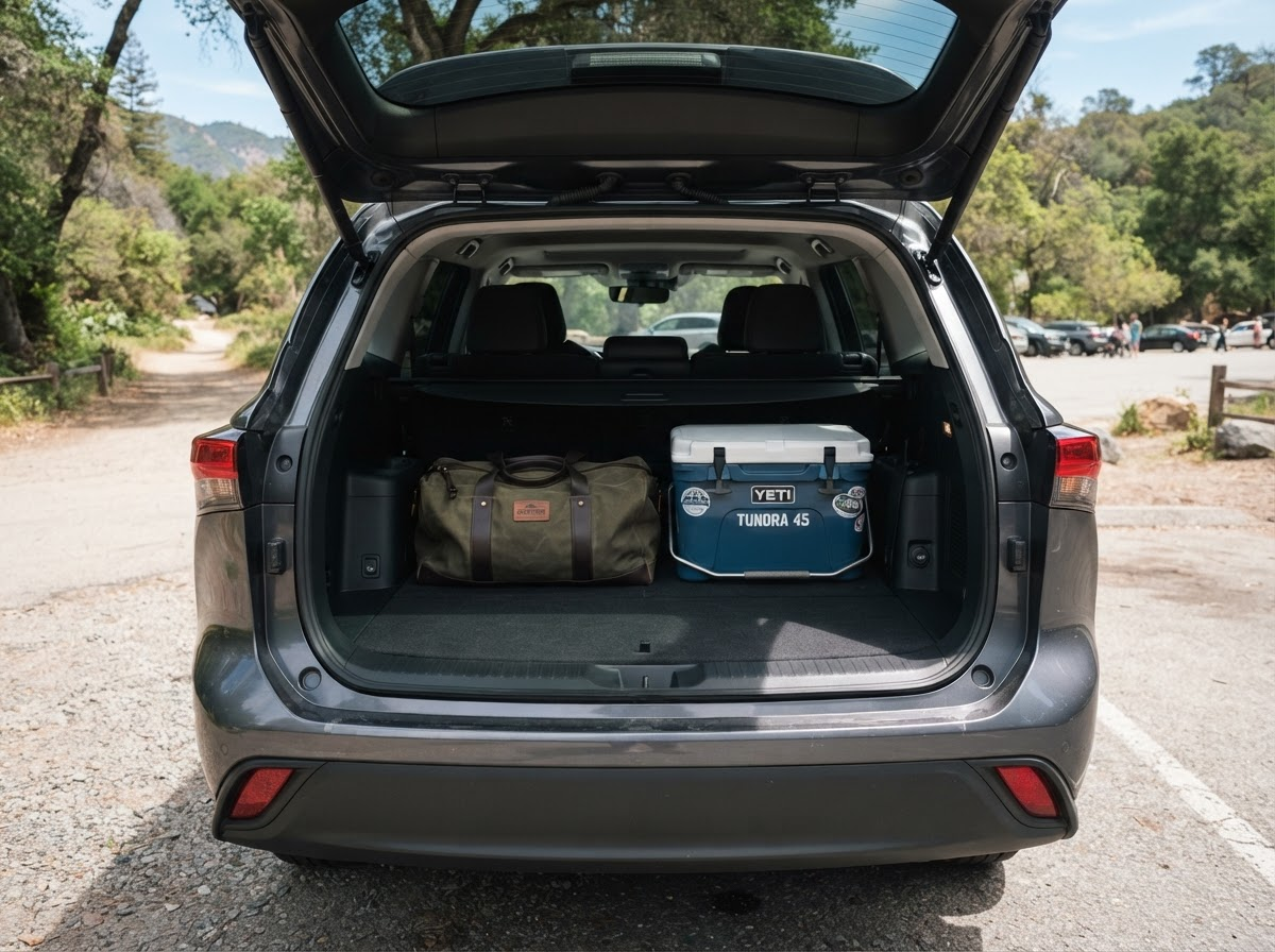 2023 Ford Explorer XLT — trunk space