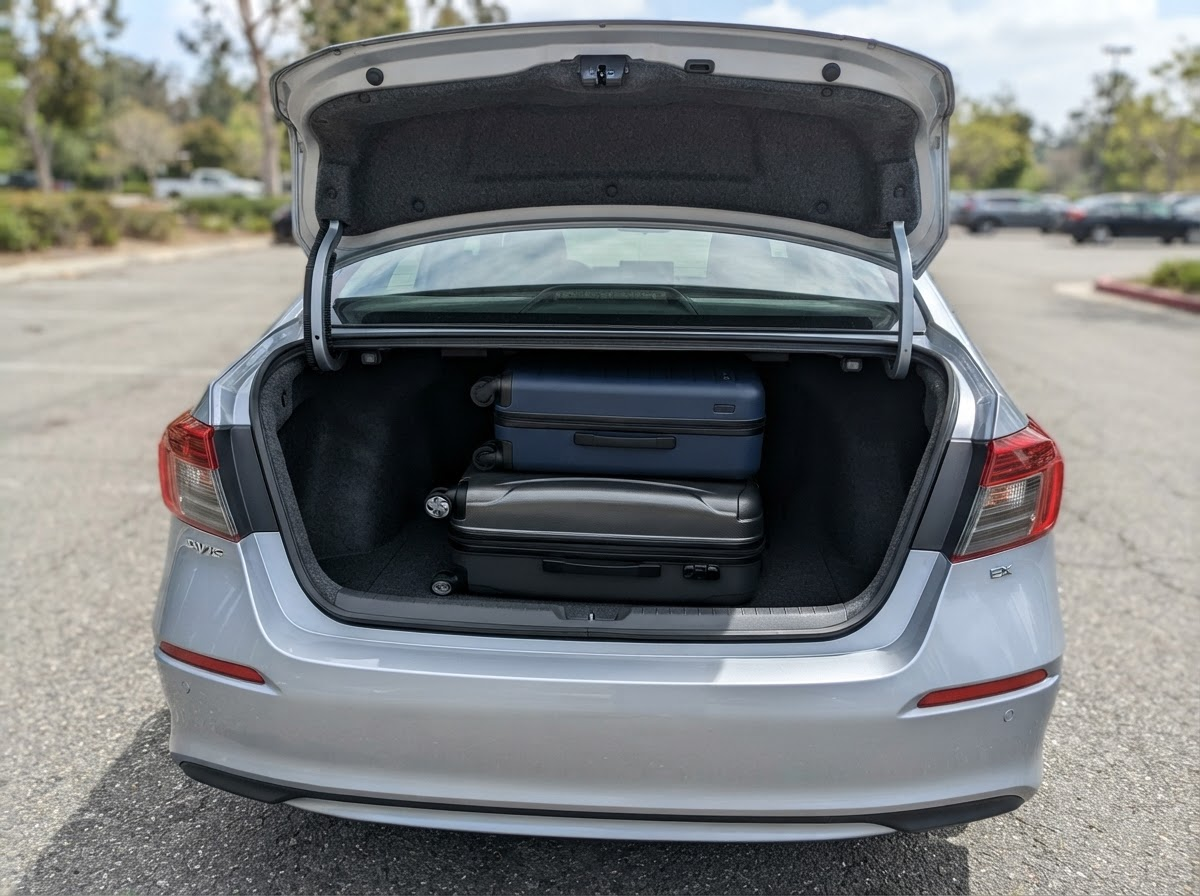 2022 Nissan Versa S — trunk space