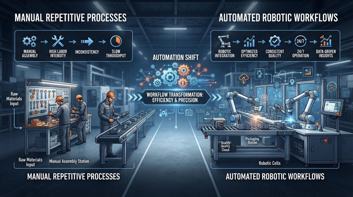 Workflow automation transformation