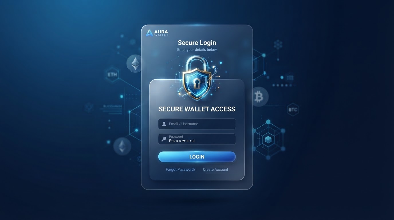 Secure Ledger Login Interface