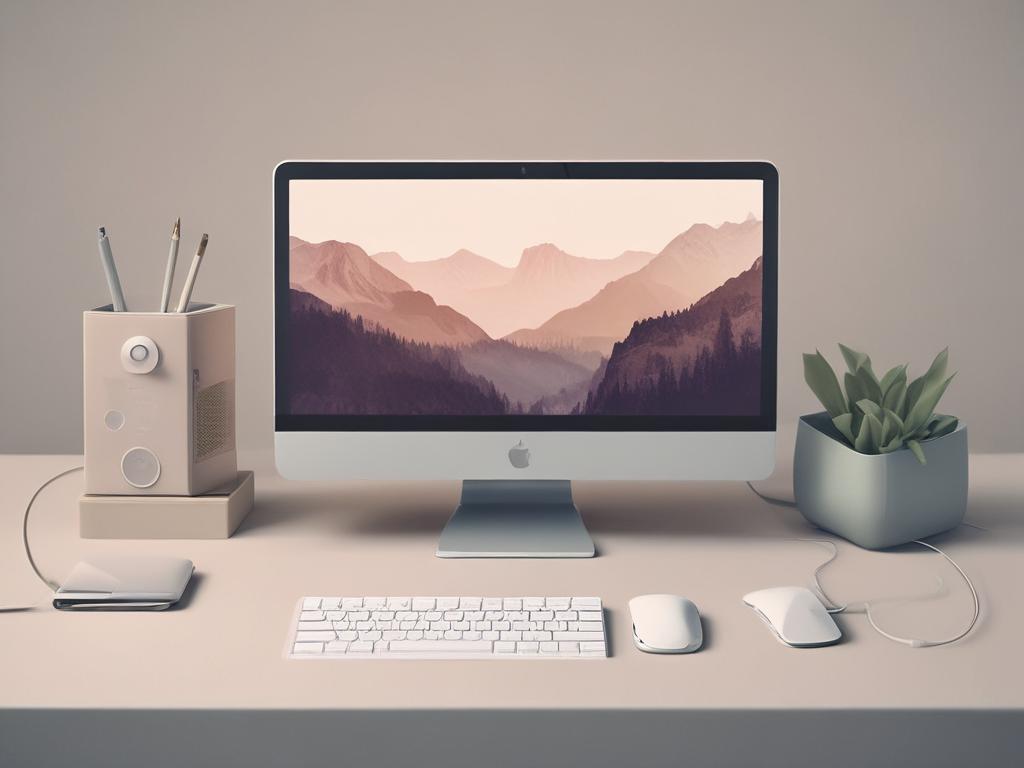 branded desktops, computers, technology, electronics