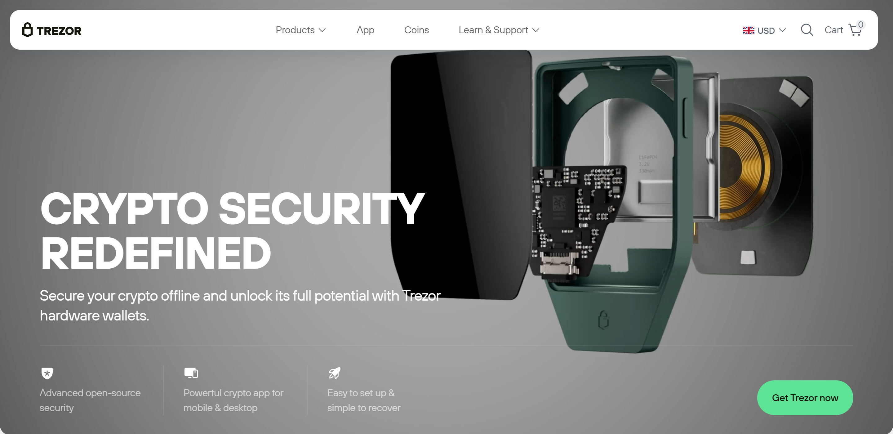 Hardware wallet setup banner