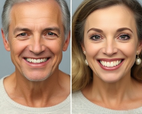 Avant/Après - Implants dentaires